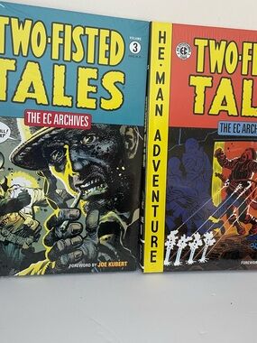 Two-fisted Tales Vol 1 & 3 EC Comic New Sealed Graphic Books